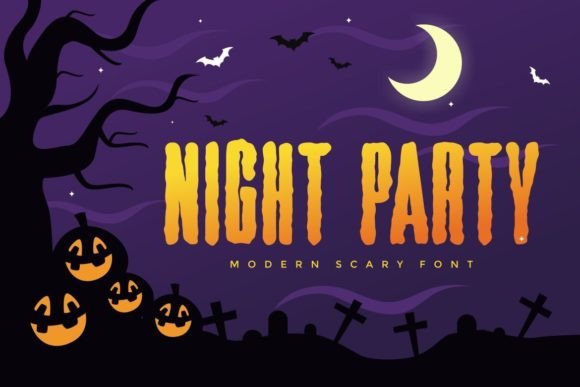 Dark Scary Font PNG with transparent background - Preview 1