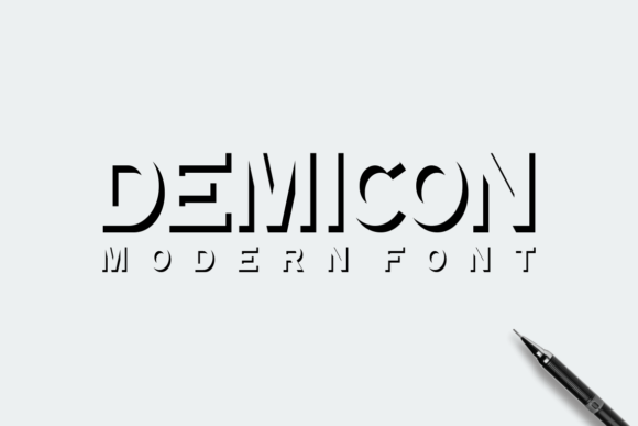 Demicon Font - Preview 2
