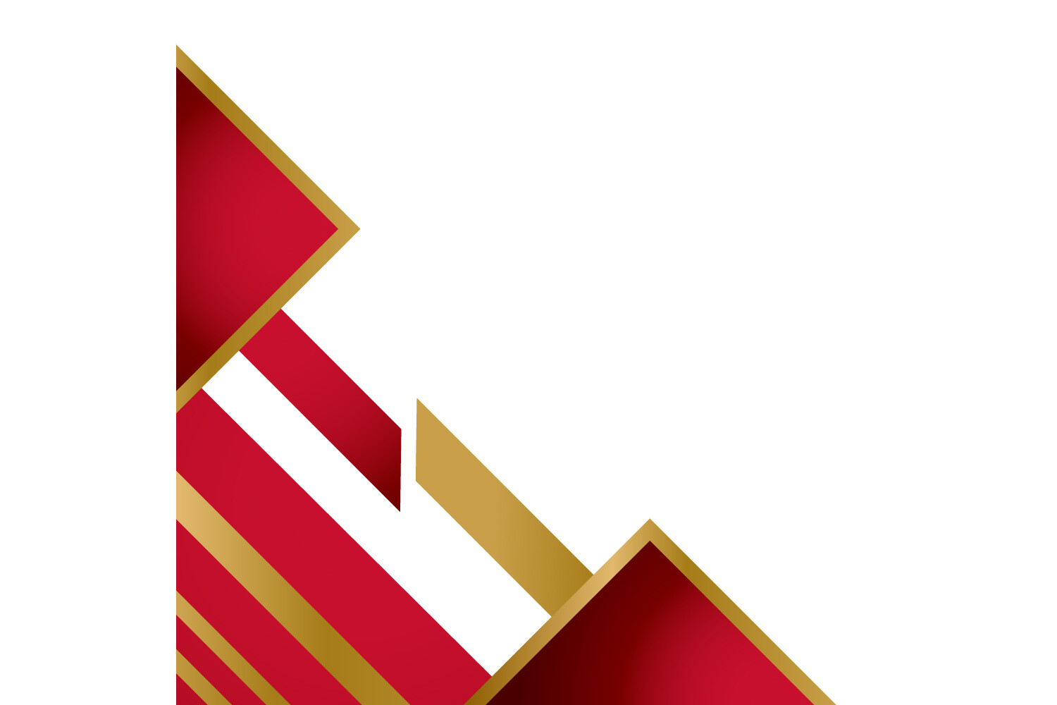 Red Rectangle Golden Boder Golden and Red Geometric Corner & Border Graphic by Muhammad Rizky ...