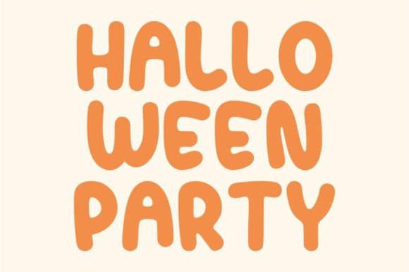Haunted Pumpkin Font - Preview 2