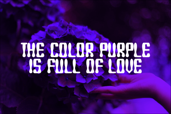 Hello Purple Font PNG with transparent background - Preview 2