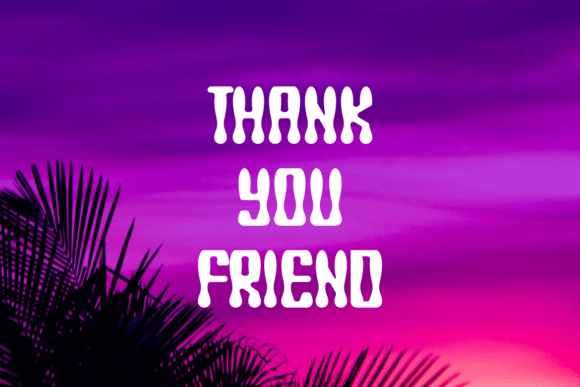Hello Purple Font PNG with transparent background - Preview 4