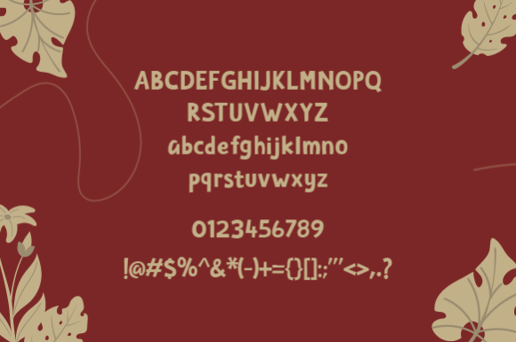 Kerumba Font font preview - 2
