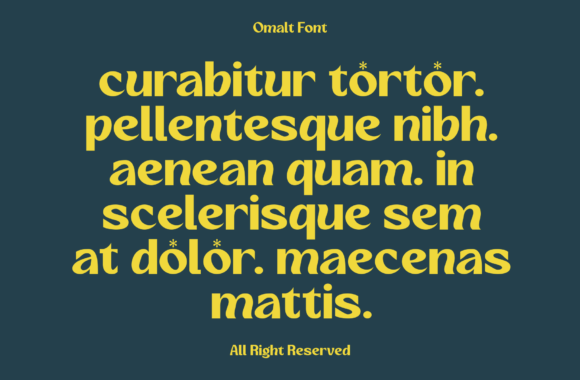 Omalt Font PNG with transparent background - Preview 3