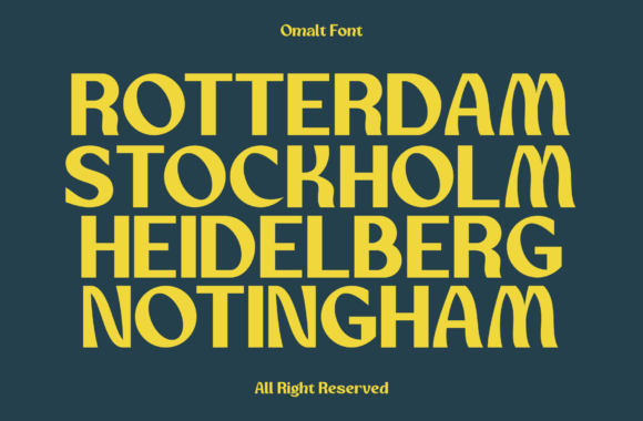 Omalt Font PNG with transparent background - Preview 5