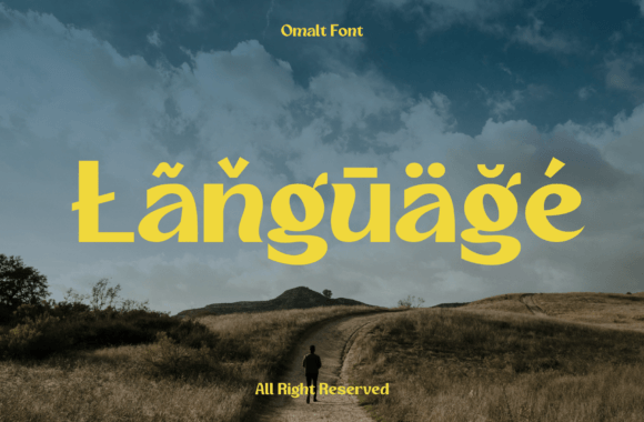 Omalt Font PNG with transparent background - Preview 6