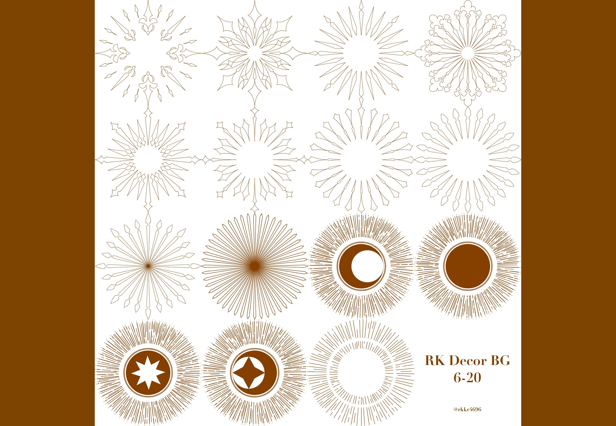 Ornament Brushes Pack for Procreate - photo 3