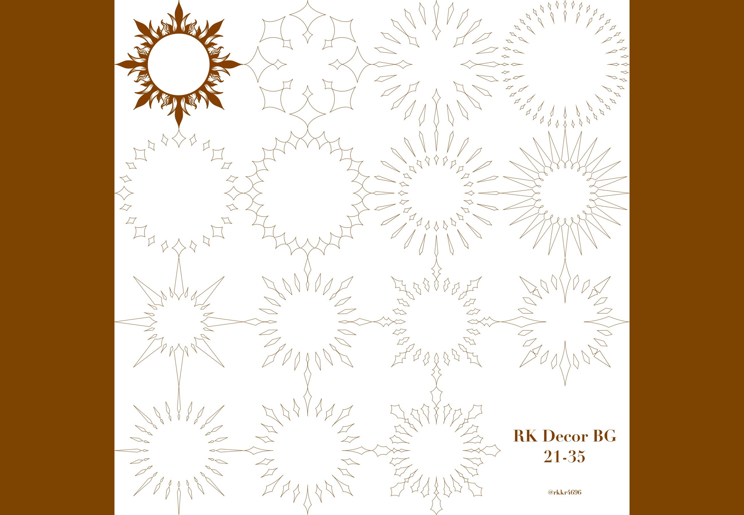 Ornament Brushes Pack for Procreate - photo 4
