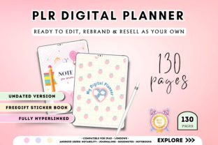 PLR Resell Cute Digital Planner Design Graphic by Tas Creative Studio ...