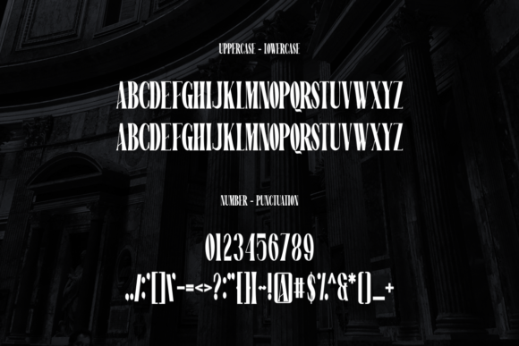 Qeichin Fallen Font PNG with transparent background - Preview 3