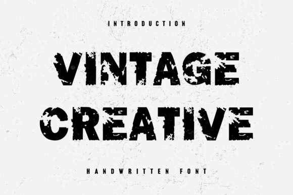 Vintage Creative font