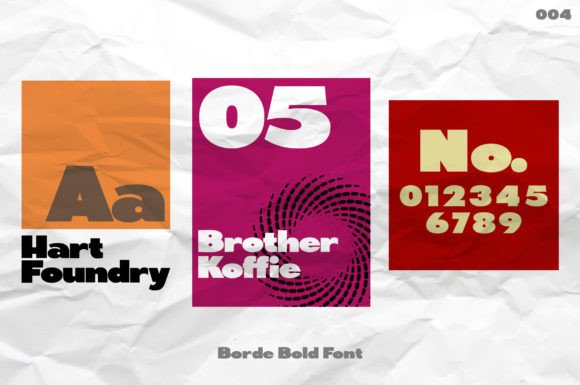 Borde Font - Preview 3