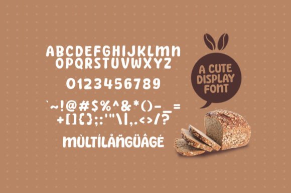 Bread Coffee Font - Preview 3
