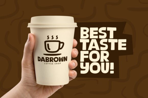 Brown Beige Font - Preview 2