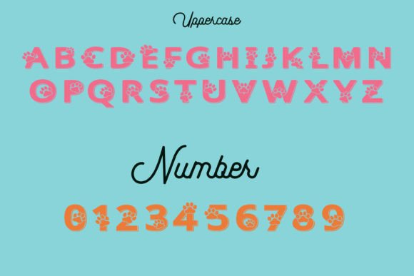 Dog Cat Font - Preview 2