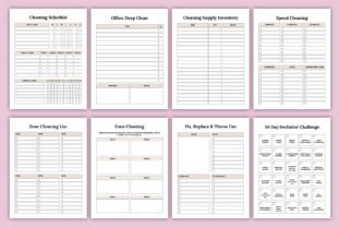 Editable Cleaning Planner Canva Template Graphic by KDP GALLERY ...
