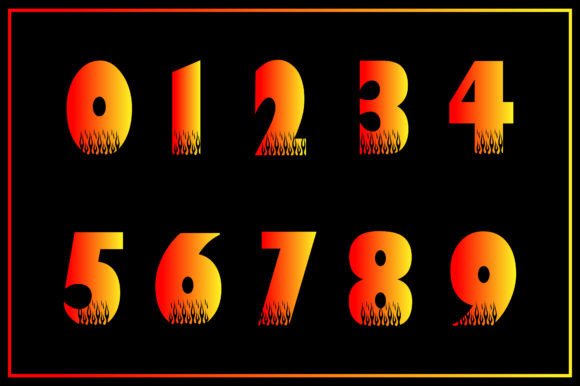 Flame Font - Preview 2