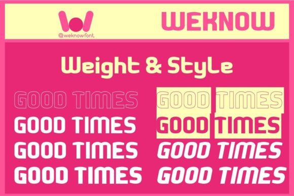 Good Times Font - Preview 5