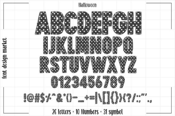 Halloween Font - Preview 1
