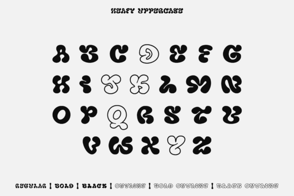 Heafy Groovy Font - Preview 4
