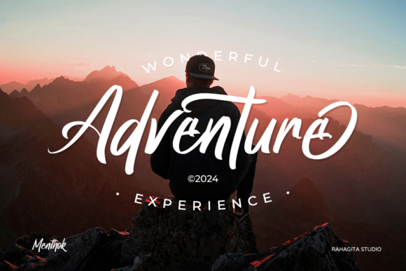 Menthok Font font preview - 3