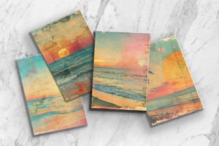 Vintage Summer Beach Junk Journal Papers Graphic by ArtCursor ...