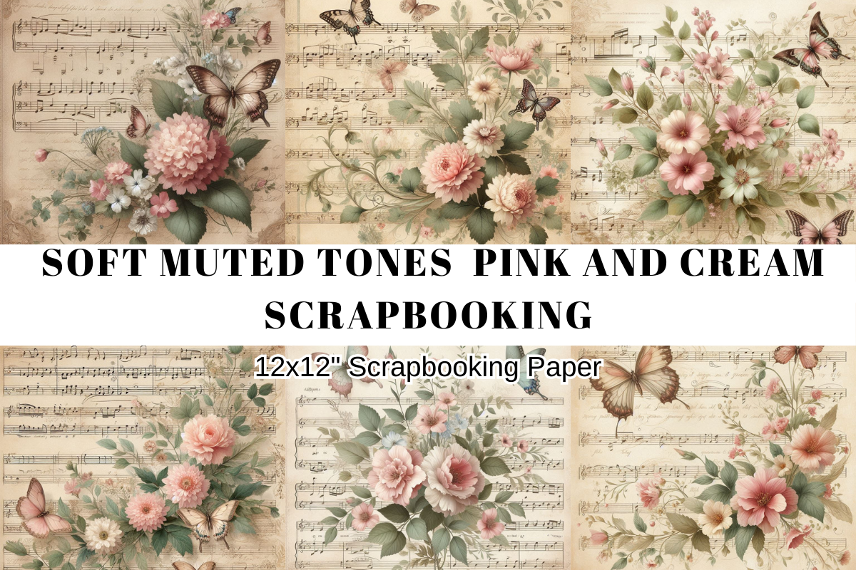 Vintage Pink and Cream Elegance Lace Graphic by Jacky Studio · Creative ...