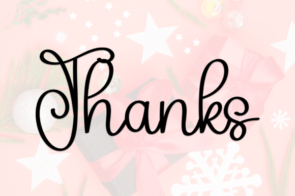 Christmas Font - Preview 5