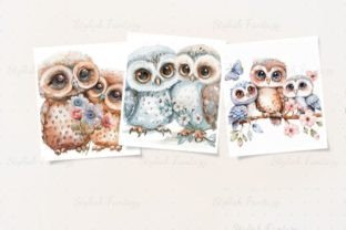 Cute Owls Clipart Graphic by StylishFantazy · Creative Fabrica