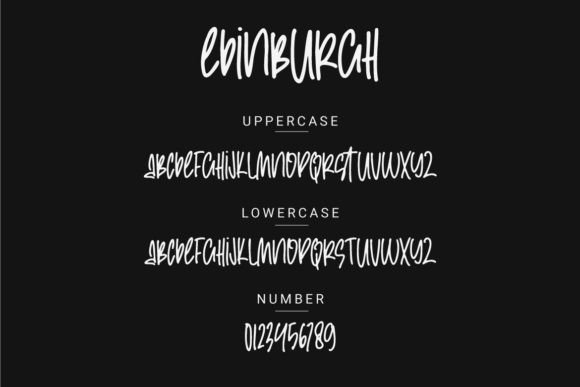 Edinburgh Font - Preview 3