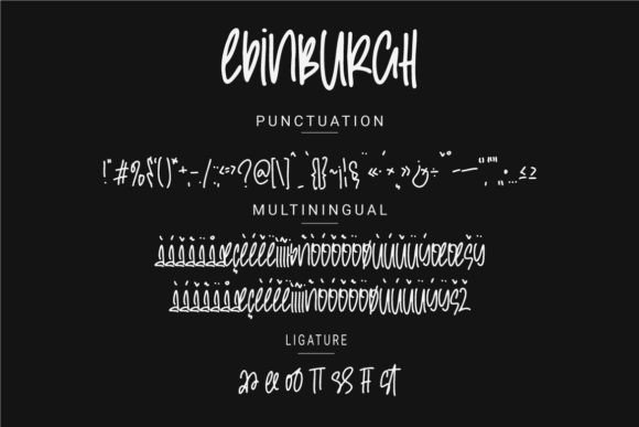 Edinburgh Font - Preview 4