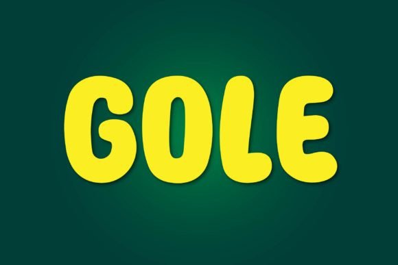 Gole Display-Schriftarten Font By Abuhasnat