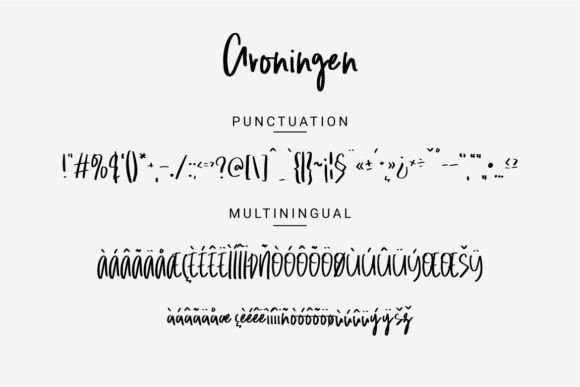 Groningen Font - Preview 3