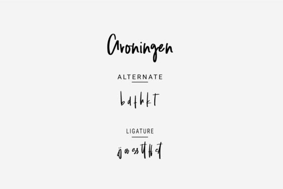 Groningen Font - Preview 4