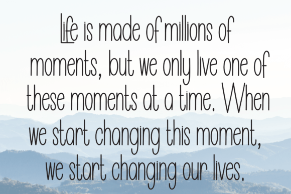 Happy Moment Font - Preview 5