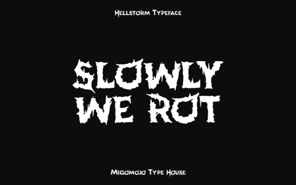 Hellstorm Font - Preview 2