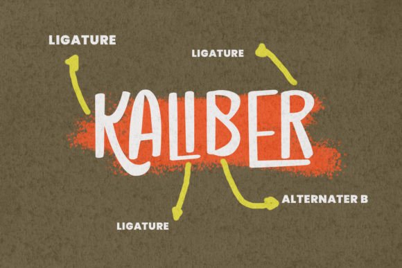 Nerdyon Kalimbon Font PNG with transparent background - Preview 4