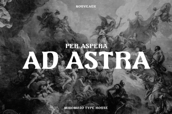 Nouveaux Font font preview - 2