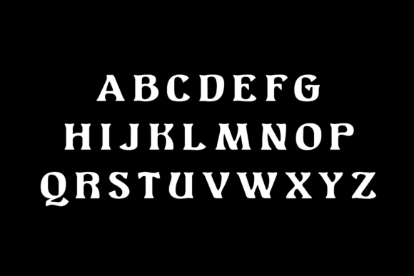 Nouveaux Font font preview - 6