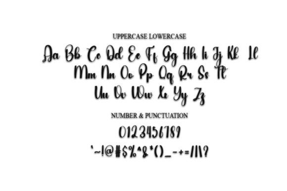 Product Sample Font PNG with transparent background - Preview 3