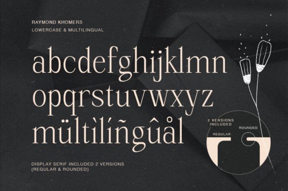 Raymond Khomers Font PNG with transparent background - Preview 6