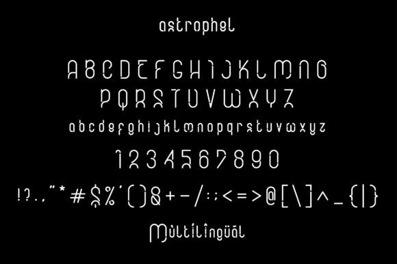 Astrophel Font - Preview 5