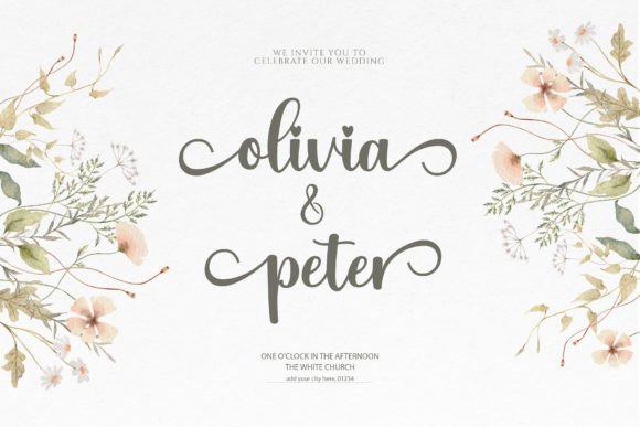 Abigail Script Font - Preview 1