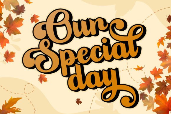 Autumn Time Font - Preview 3