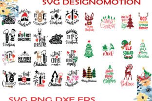 Christmas Svg Bundle Files Graphic by SVG Designomotion · Creative Fabrica