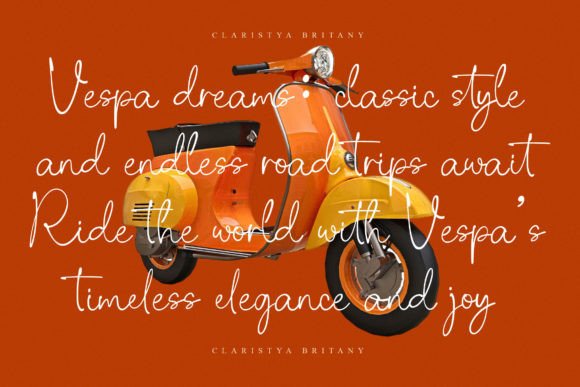 Claristya Britpod Font - Preview 3