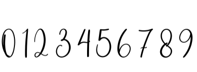 Dancing Numbers Design Dancing Vintage Font by Inermedia STUDIO · Creative Fabrica