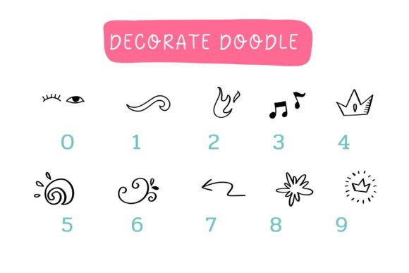 Decorate Doodle Font - Preview 5