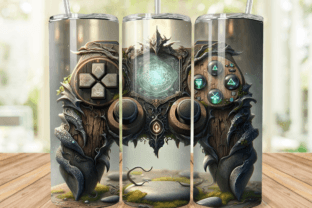Fantasy Game Controller Tumbler Wrap Graphic by Farook Art · Creative ...