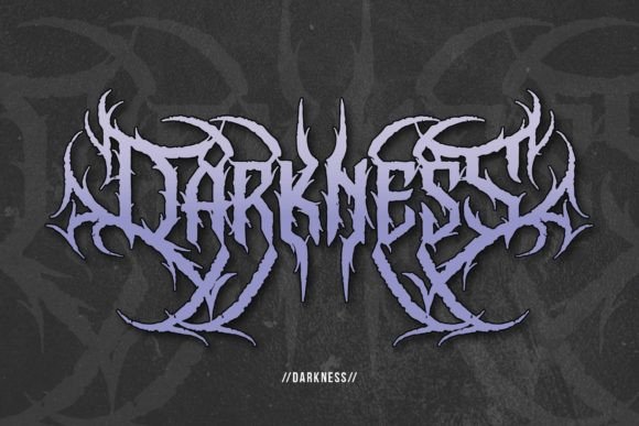 Forsakens Font - Preview 1